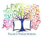 Current school logo with tree and book and school name